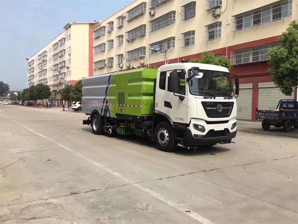 16方洗掃車(chē)-程力東風(fēng)天錦VR高端大型16方洗掃車(chē)廠家價(jià)格