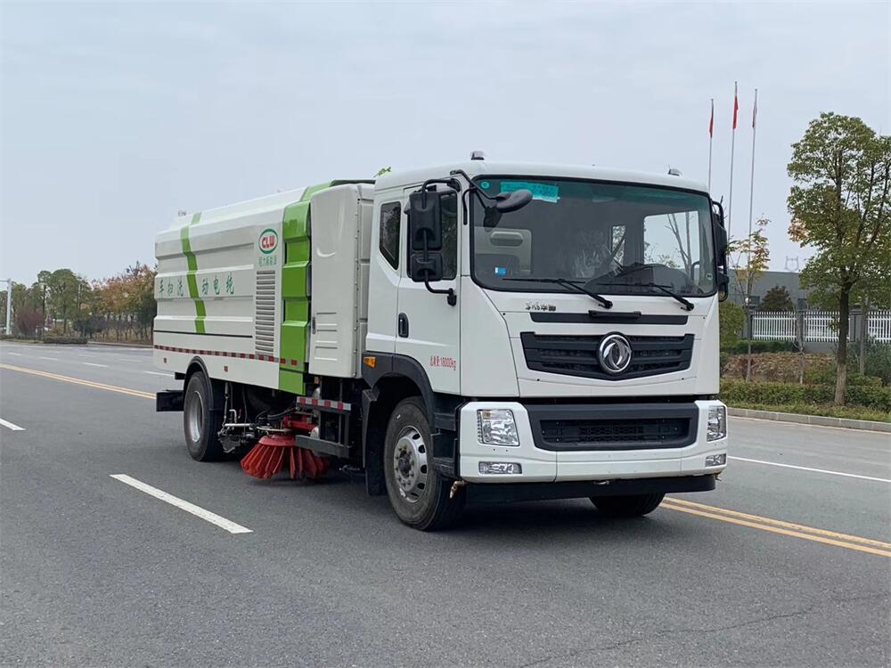 16方洗掃車(chē)-東風(fēng)T5新能源純電動(dòng)16噸洗掃車(chē)