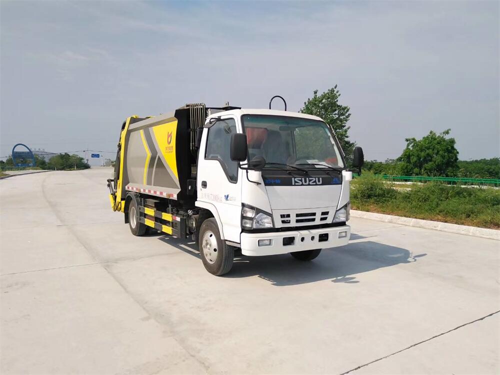 6方壓縮垃圾車-慶鈴五十鈴6方壓縮式垃圾車廠家價(jià)格
